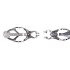 Edge Tuggable Clover Clamps – Metal Nipple Restraints > Sex Toys > Nipple Clamps