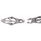 Edge Tuggable Clover Clamps – Metal Nipple Restraints > Sex Toys > Nipple Clamps