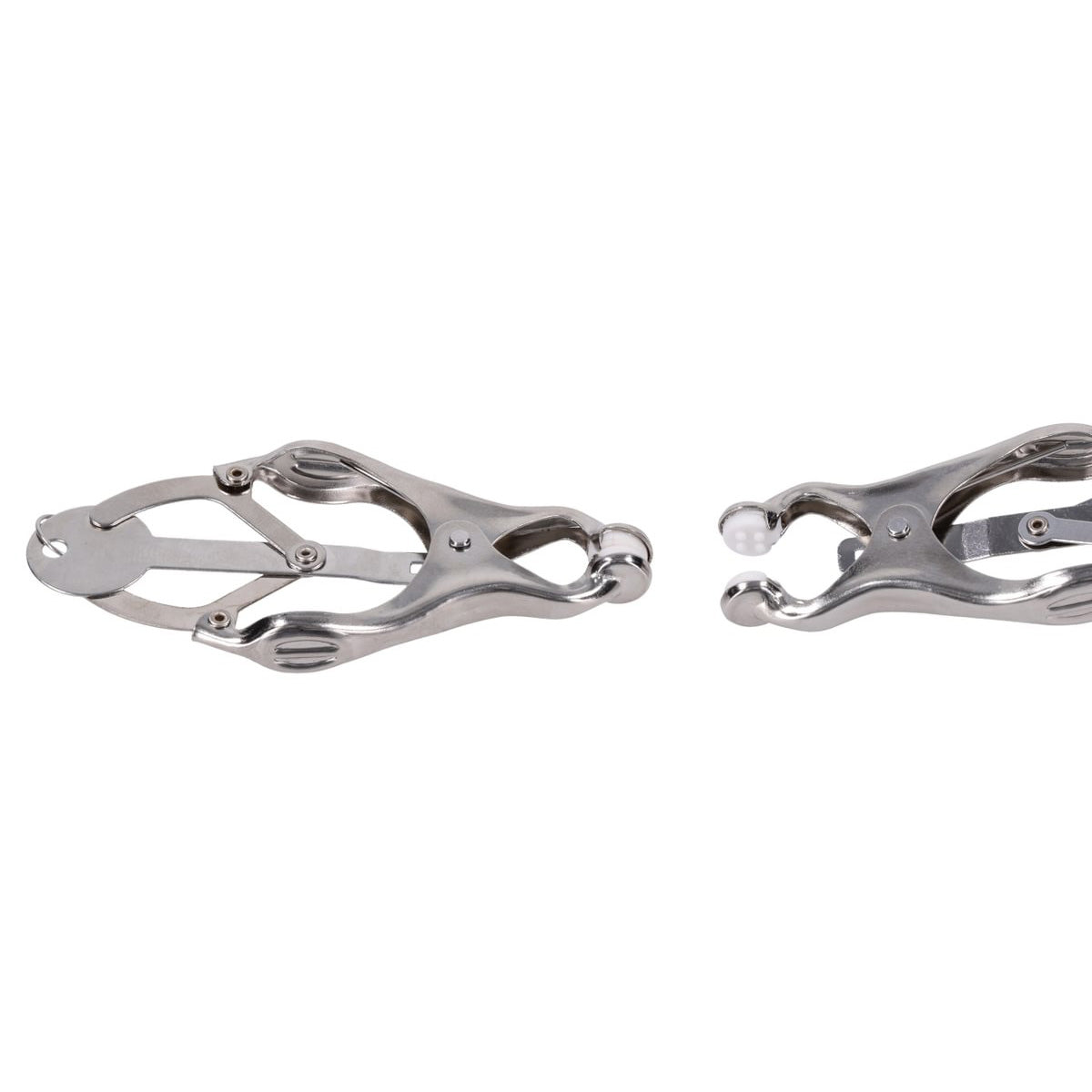 Edge Tuggable Clover Clamps – Metal Nipple Restraints > Sex Toys > Nipple Clamps