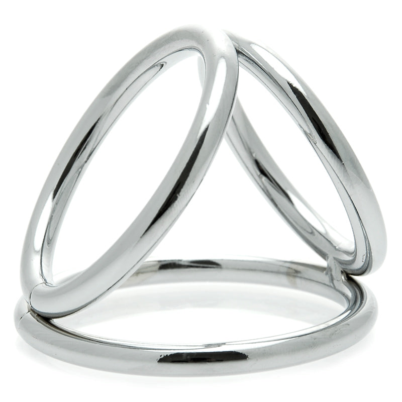 Master Series Triad Cock And Ball Ring Medium Chrome Default Title > Bondage Gear > Bondage Cock Rings