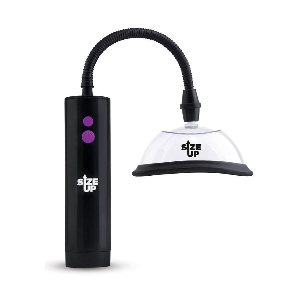 Size Up Rechargeable Power Plumper (10 cm and 12.7 cm) – USB Rechargeable Vagina Pump with Interchangeable Chambers Female Pumps