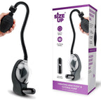 Size Up Vibrating Mini Pussy and Clitoral Pump – USB Rechargeable Vibrating Vaginal and Clitoral Pump Clear > Pumps > Female Pumps