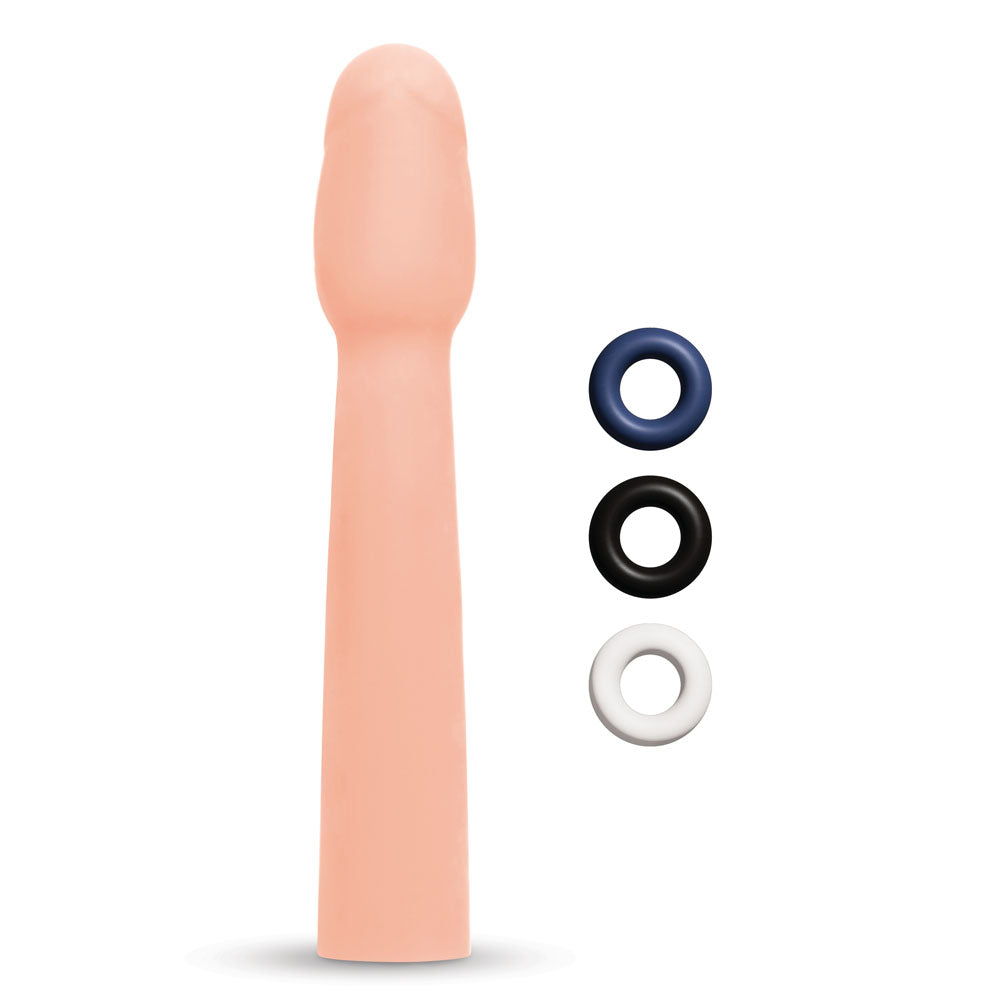 Size Up Realistic Penis Extender – 2 Inch Length Enhancement Sleeve > Sex Toys For Men > Penis Sleeves