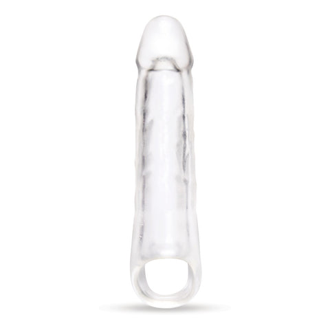 Size Up 3 Inch See Thru Penis Extender with Ball Loop SLEEVES