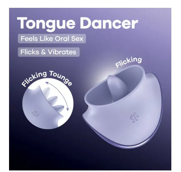 Satisfyer Tongue Dancer – USB Rechargeable Flicking Stimulator > Sex Toys For Ladies > Air Pulsation