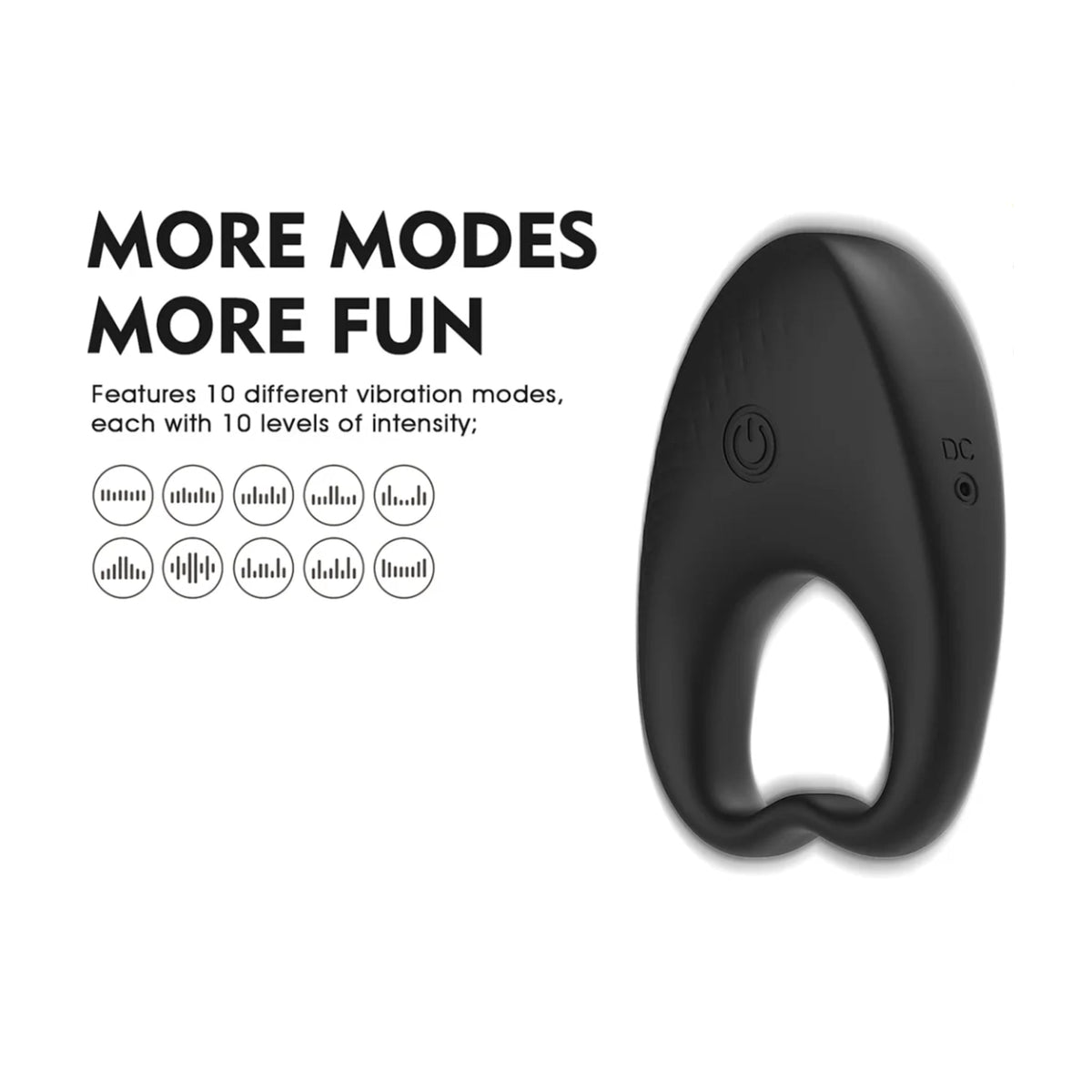 SXE Knight (Black) – Vibrating Cock Ring with Remote Control > Cock Ring > Vibrating