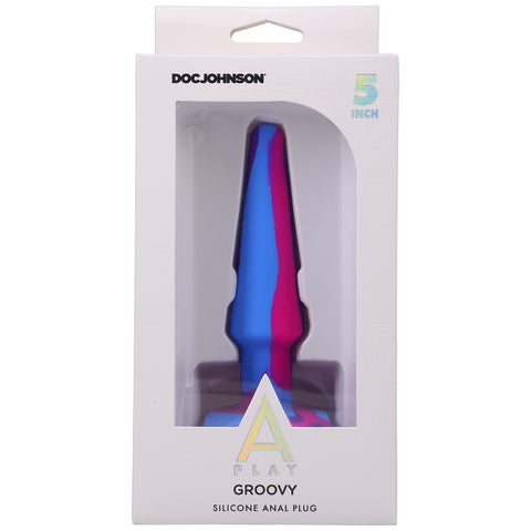 Groovy Silicone Anal Plug 5 Inch Berry Butt Plugs
