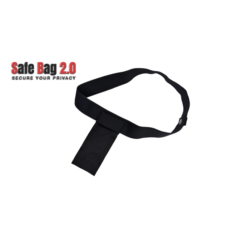 Safe Bag 2.0 Medium Black – Discreet Body Hiding Bag for Valuables Under Clothes > Essentials > Toy Storage