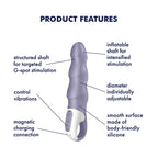 Satisfyer Air Pump Vibrator 1 – Inflatable G-Spot Vibrator with Looped Handle > Sex Toys For Ladies > G-Spot Vibrators