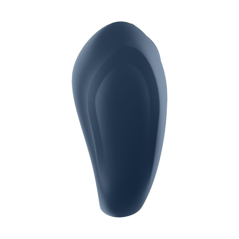 Satisfyer App Enabled Strong One Silicone Cock Ring Blue Secondary image