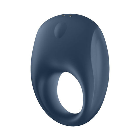 Satisfyer App Enabled Strong One Silicone Cock Ring Blue > Sex Toys For Men > Love Ring Vibrators