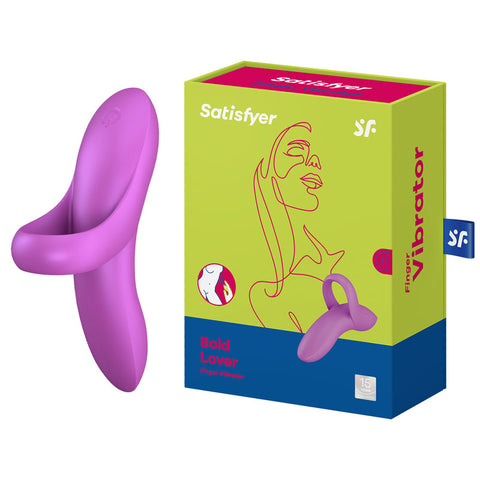 Satisfyer Bold Lover Dark Finger Stimulator > Vibrators > Finger Vibrators