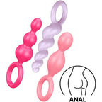 Satisfyer Booty Call Set of 3 Flexible 5.5 Inch Anal Plugs > Anal Range > Anal Beads