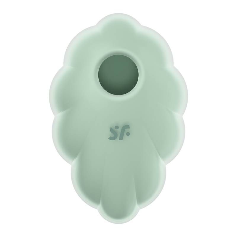 Satisfyer Cloud Dancer Mint Vibrator Compact Size STIMULATORS