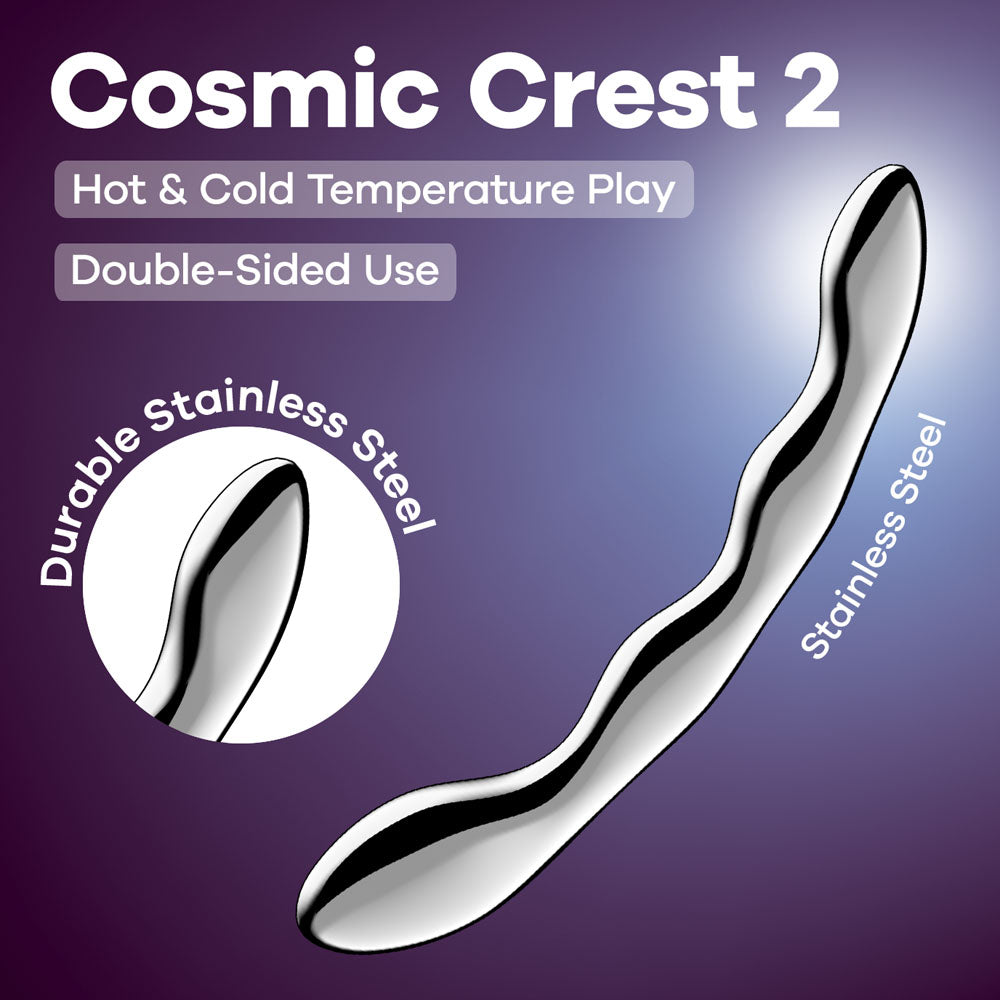 Satisfyer Cosmic Crest 2 Stainless Steel 20.5 Cm Dildo Secondary image