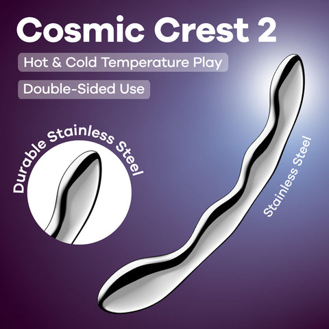 Satisfyer Cosmic Crest 2 Stainless Steel 20.5 Cm Dildo DONGS