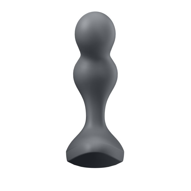 Satisfyer Deep Diver Vibrating Connect App Anal Plug Grey Butt Plugs - Vibrating