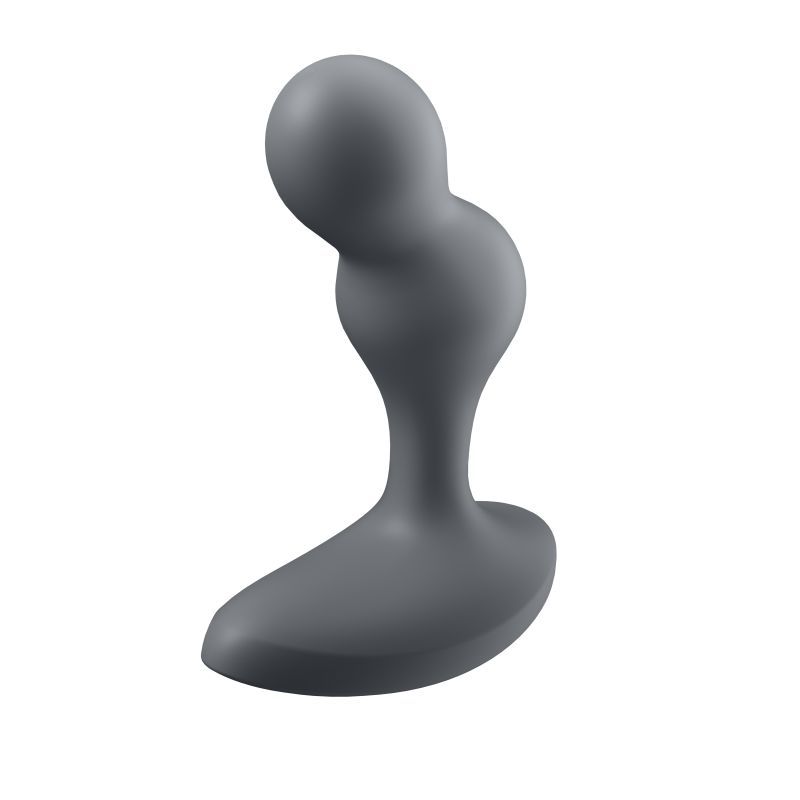 Satisfyer Deep Diver Vibrating Connect App Anal Plug Grey Default Title Butt Plugs - Vibrating