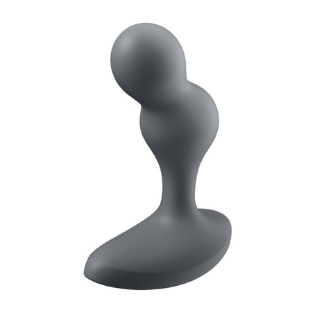 Satisfyer Deep Diver Vibrating Connect App Anal Plug Grey Default Title Butt Plugs - Vibrating