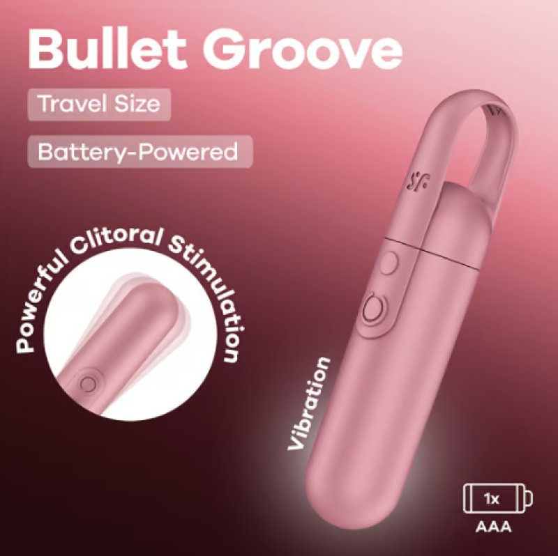Satisfyer Bullet Groove - 12 Vibration Patterns Mini Vibrator > Vibrators > Mini Vibrators