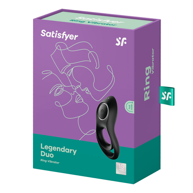 Satisfyer Legendary Duo – Double Vibrating Silicone Cockring Secondary image