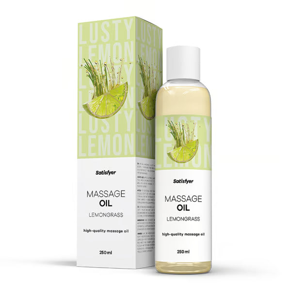Satisfyer Lemongrass Massage Oil (250ml) – Massage Oil > Essentials > Massage Oil
