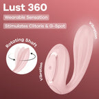 Satisfyer Lust 360 – Flexible Wearable Dual Stimulator - Rose > Sex Toys For Ladies > Panty Vibes