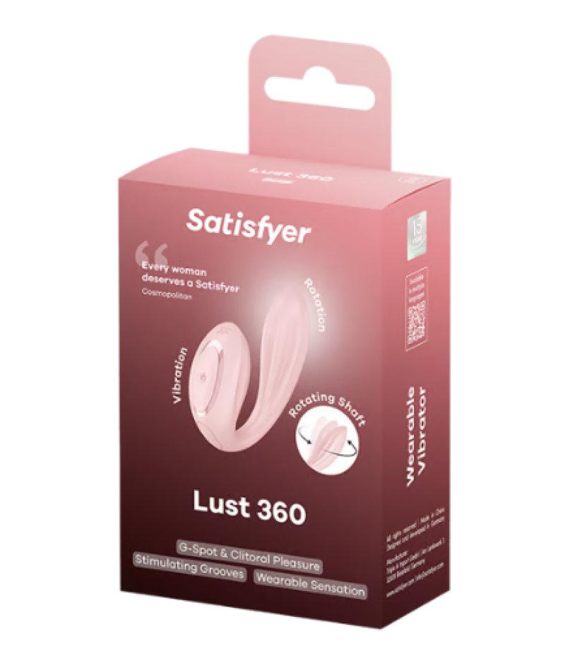Satisfyer Lust 360 – Flexible Wearable Dual Stimulator - Rose > Sex Toys For Ladies > Panty Vibes