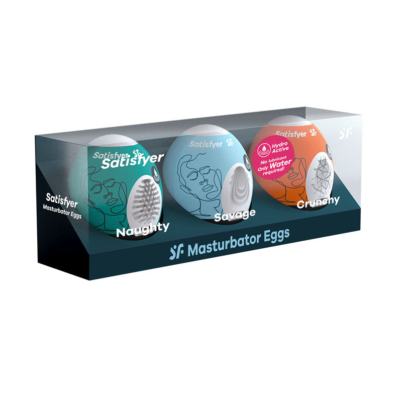 Satisfyer Masturbator Eggs - Mixed 3 Pack #2 Stroker Sleeves Main image