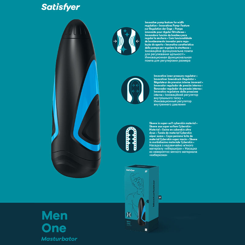 Satisfyer Men One – Precision-Engineered Male Masturbator > Sex Toys For Men > Masturbators > Vibrating