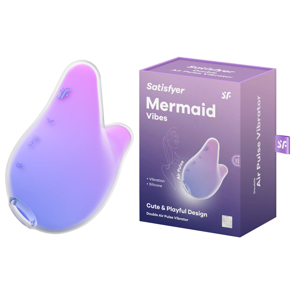 Satisfyer Mermaid Vibes USB Rechargeable Air Pulse Stimulator > Sex Toys For Ladies > Air Pulsation Main image