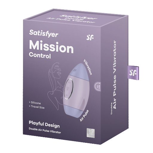 Satisfyer Mission Control – Rechargeable Double Air Pulse Clitoral Stimulator > Sex Toys For Ladies > Air Pulsation