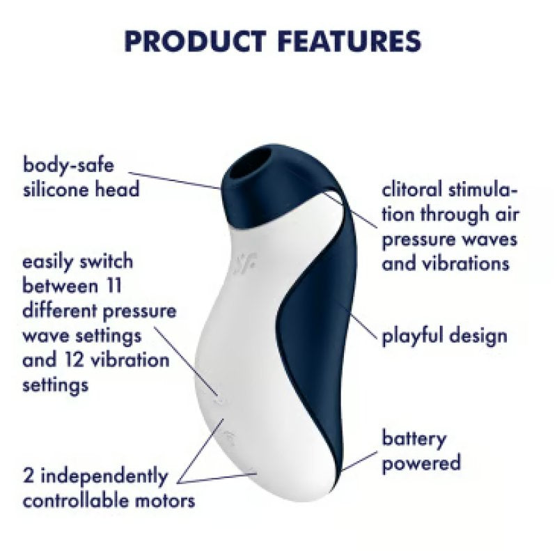Satisfyer Orca Battery Series – Pressure Wave Vibrator > Sex Toys For Ladies > Air Pulsation