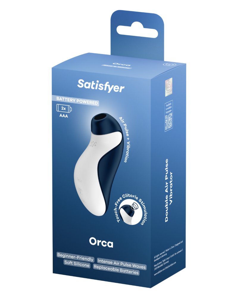 Satisfyer Orca Battery Series – Pressure Wave Vibrator > Sex Toys For Ladies > Air Pulsation