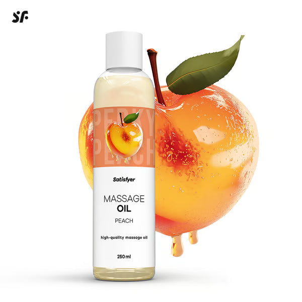 Satisfyer Massage Oil (Peach) – Nourishing Massage Oil 250ml Secondary image