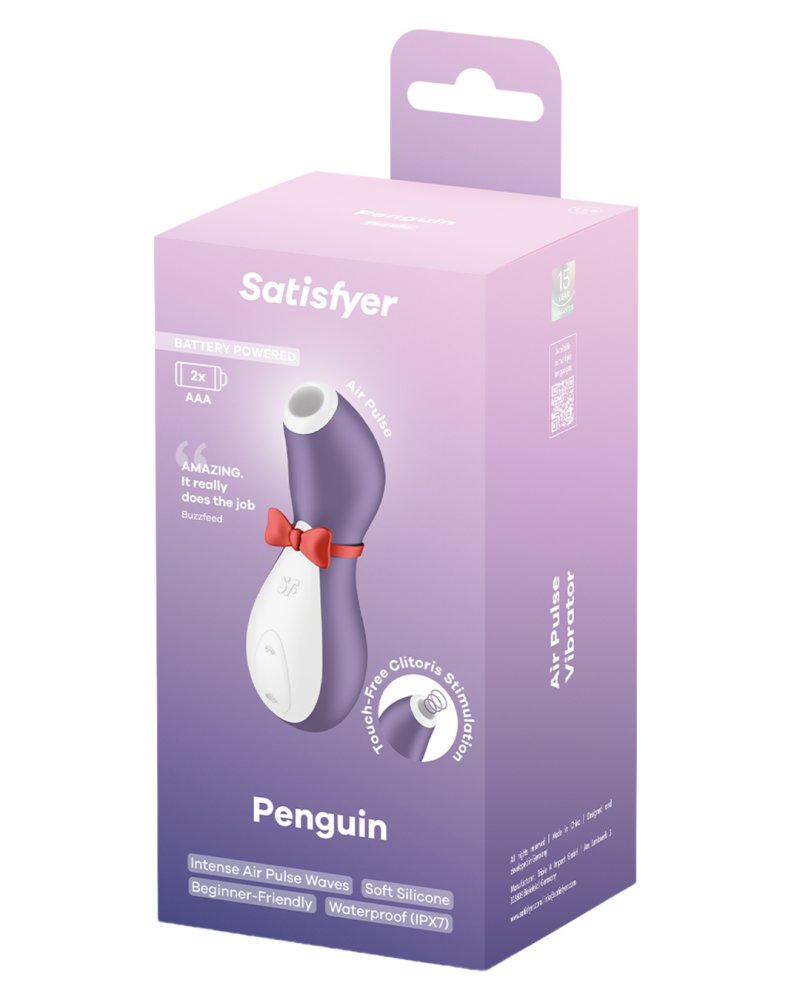 Satisfyer Penguin Pro Battery Series Clitoral Vibrator > Sex Toys For Ladies > Air Pulsation