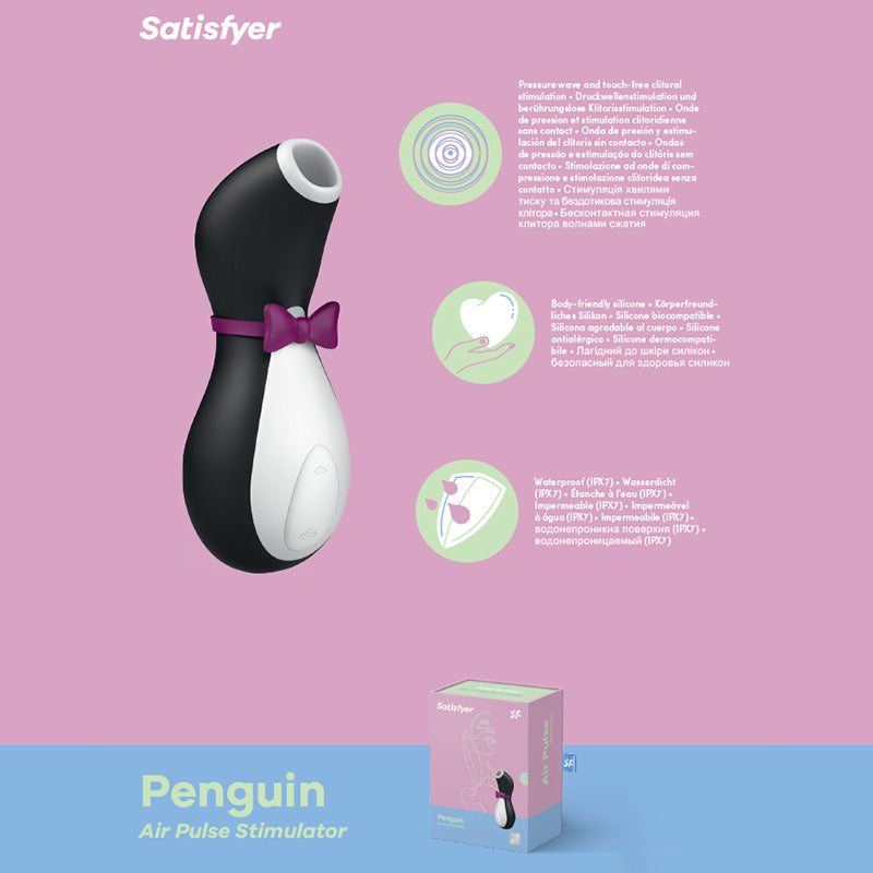 Satisfyer Penguin Touch-Free USB Rechargeable Clitoral Stimulator Secondary image