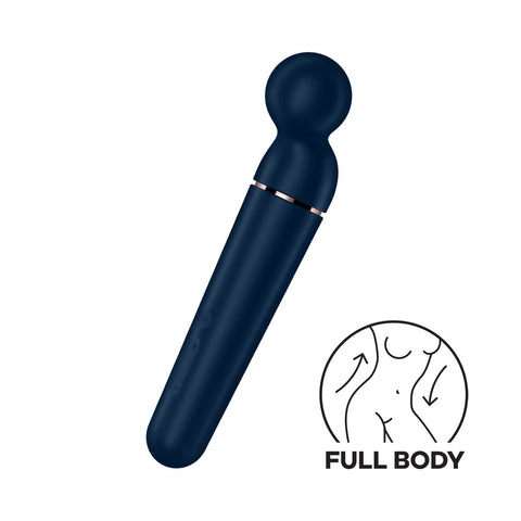 Satisfyer Planet Wand-er - Blue 10 Vibration Programs Electric Massager