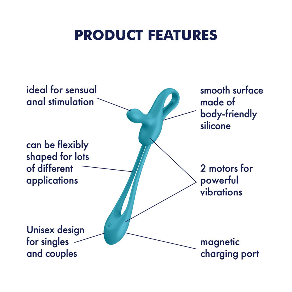 Satisfyer Plug & Play 1- Multi use Vibrator + Plug + Cock Ring Couples Toys