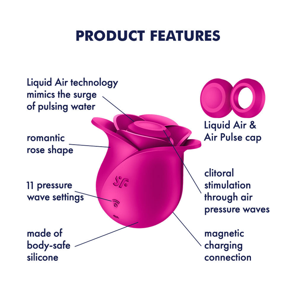 Satisfyer Pro 2 Modern Blossom – Air Pulse Rose Stimulator Vibrator > Sex Toys For Ladies > Rose Stimulators