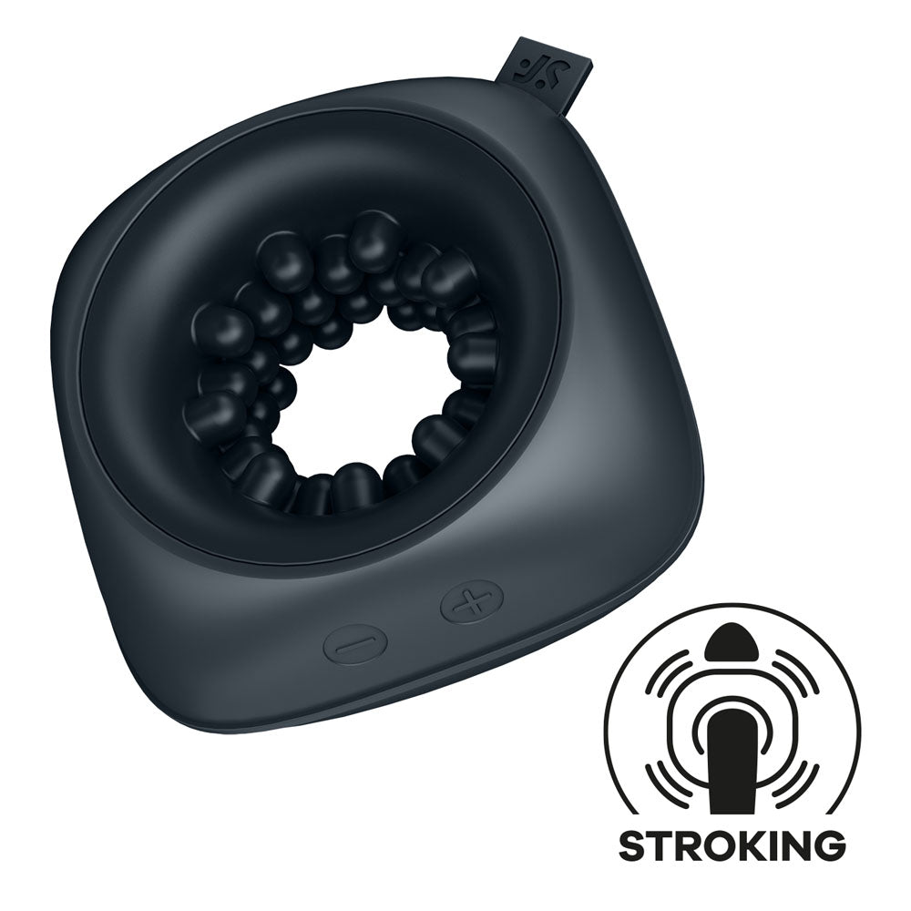 Satisfyer Ring Stroker – Compact Silicone Pocket Size Vibrating Masturbator > Sex Toys For Men > Masturbators > Vibrating