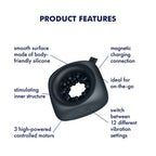 Satisfyer Ring Stroker – Compact Silicone Pocket Size Vibrating Masturbator > Sex Toys For Men > Masturbators > Vibrating