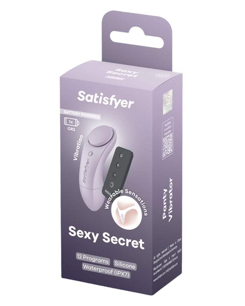 Satisfyer Sexy Secret – Magnetic Remote Panty Vibrator > Sex Toys For Ladies > Panty Vibes