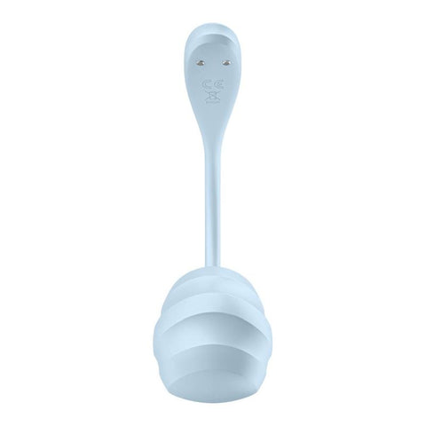 Satisfyer Smooth Petal Wearable App Connect Vibrator Blue Panty Vibrators