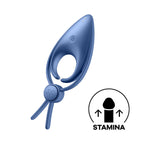 Satisfyer Sniper – Vibrating Adjustable Lasso Cock Ring Blue > Cock Ring > Adjustable