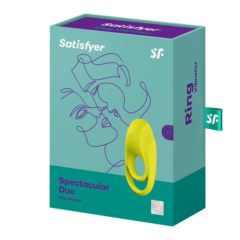 Satisfyer Spectacular Duo Light USB Rechargeable Cock and Balls Ring Cock Rings Vibrating