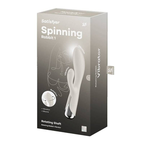 Satisfyer Spinning Rabbit 1 Beige VIBRATORS-RABBIT-MULTI