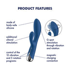 Satisfyer Spinning Rabbit 1 (Blue) – Waterproof Rabbit Vibrator > Vibrators > Ladies > Rabbit