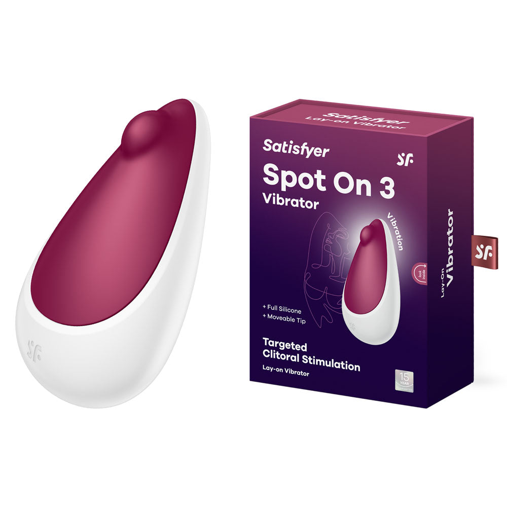 Satisfyer Spot On 3 Berry USB Rechargeable Clitoral Stimulator > Vibrators > Ladies > Clitoral Vibrators and Stimulators