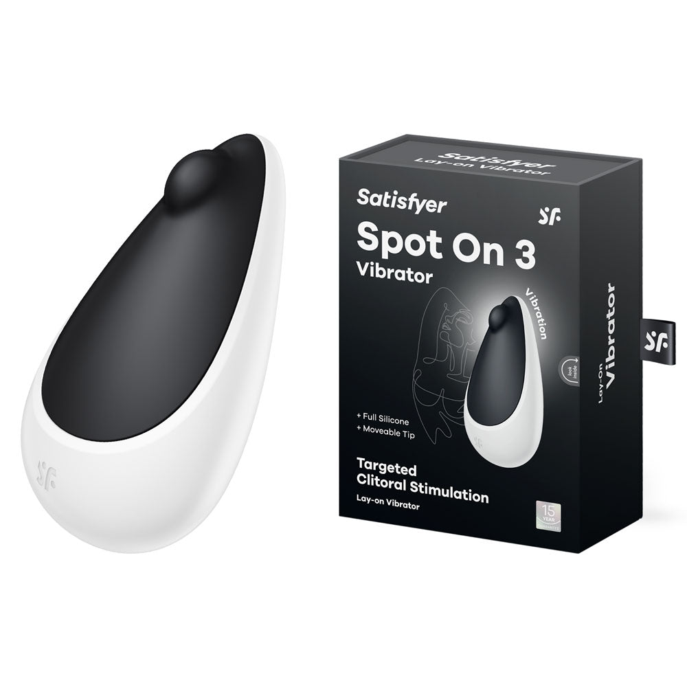 Satisfyer Spot On 3 USB Rechargeable Clitoral Stimulator Black STIMULATORS